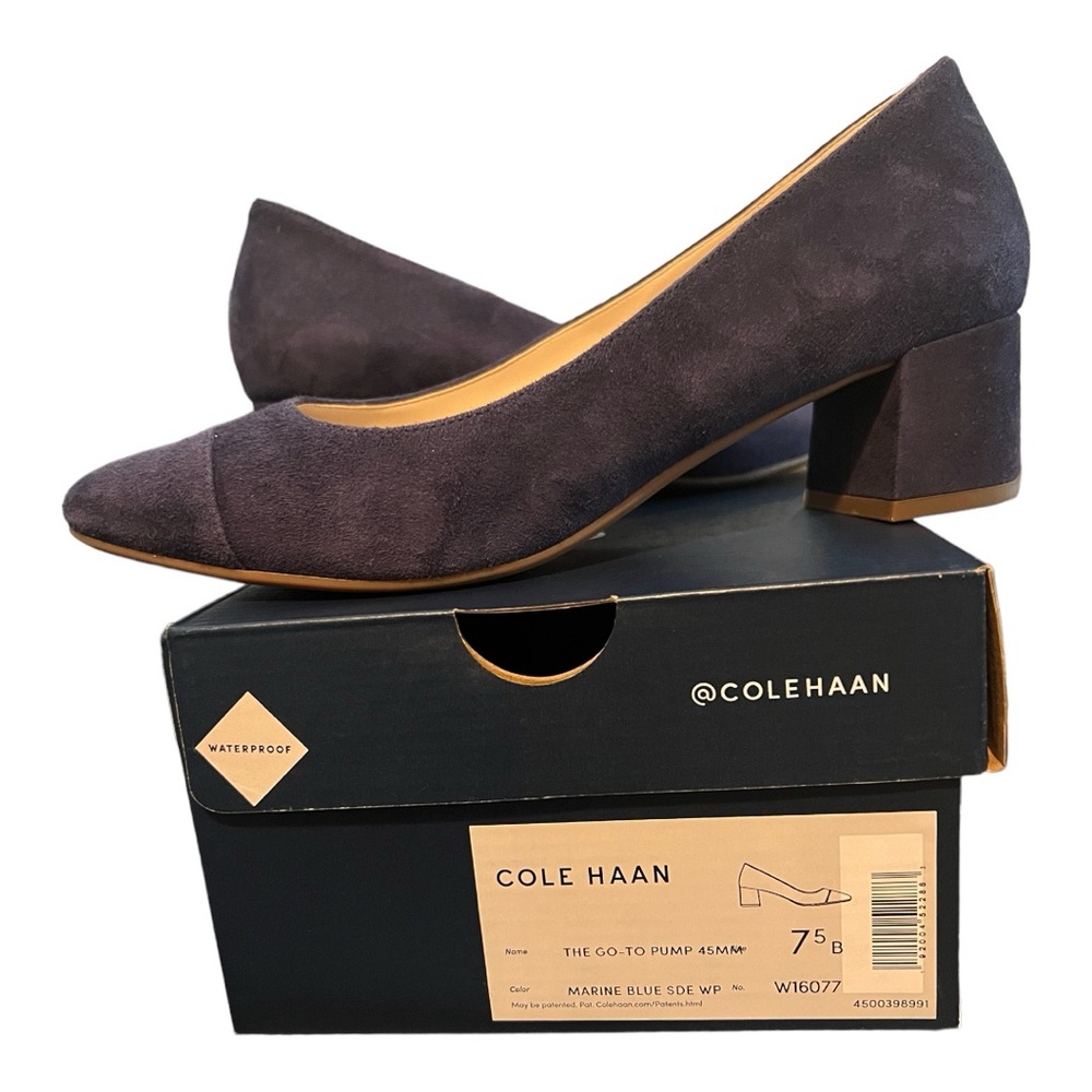 Cole Haan Women's Marine Blue Block Heels